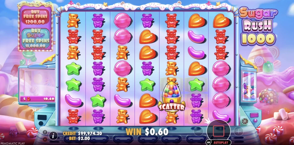 Sugar Rush 1000 Slot